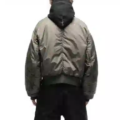 NOFAITH STUDIOS FENCING WAFFLE BOMBER JACKET