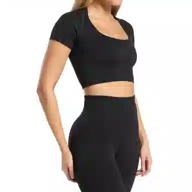 GYMSHARK Corset Seamless Crop Top