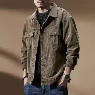 贵色 美式轻商务经典高街街机能风痞帅长袖夹克外套 男女同款