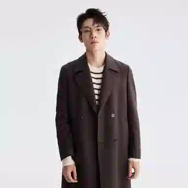 LESS IS MORE Double-Breasted Coat