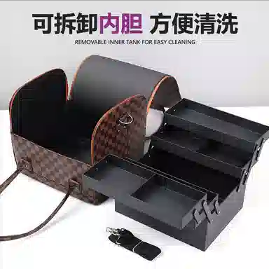 艾情草之恋 韩版化妆包轻奢高级感 扩容,可收纳，美容美甲工具箱 防水出行必备