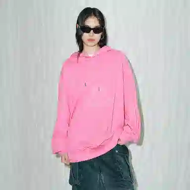 Peacebird Hoodie Loose Fit Pink