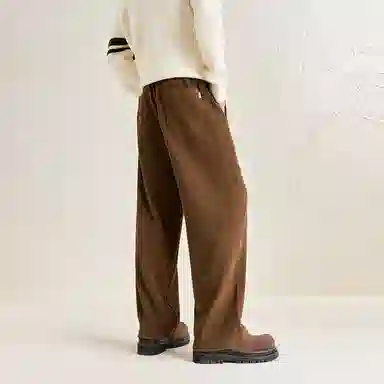 PEACEBIRD MEN Chenille Knit Sweatpants