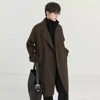 EARL JOEL Double-Breasted Coat