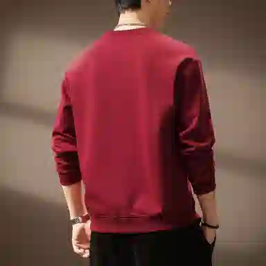 贵色 港风国潮隶书中国龙刺绣潮牌百搭舒适柔软休闲日常出行游玩穿搭长袖卫衣 男女同款