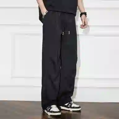 童先森 潮牌美式时尚舒适中腰长裤休闲裤 男款