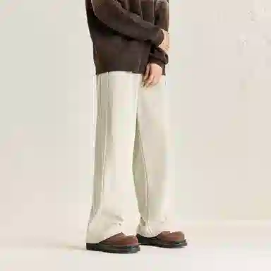 PEACEBIRD MEN Chenille Knit Sweatpants