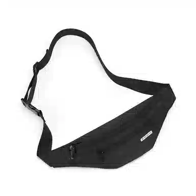 特步  纯色跑步运动轻便便携潮流时尚卡扣单肩包 织物 腰包 常规 男女同款情侣款 多色