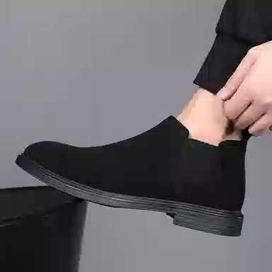 百伦韩 英伦百搭百搭韩版 切尔西靴 男款