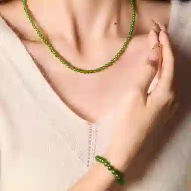 琳琯瑛 新中式国风小众设计高级感轻奢气质 项链 碧玉 女款