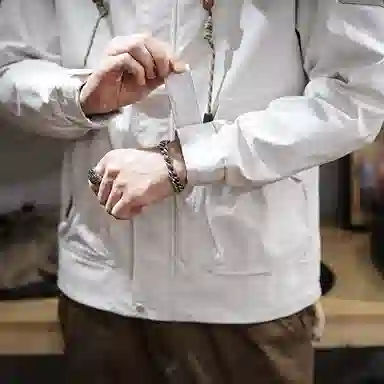 遨宇 美式休闲宽松潮牌百搭森系风机能痞帅工装夹克 男款
