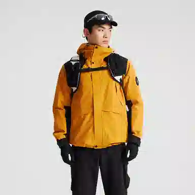 探路者  户外休闲徒步  防风防水冲锋衣 男款