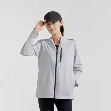 波司登 轻户外 纯色机能口袋凉感透气防紫外线宽松连帽皮肤衣防晒服 男女同款