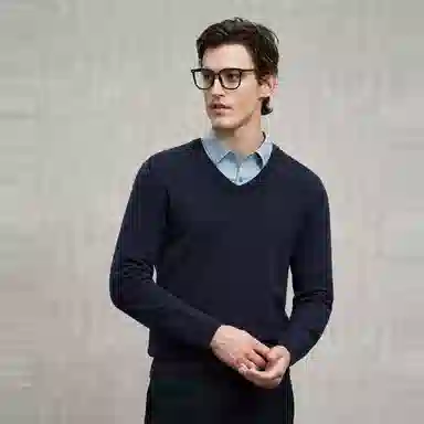 EMZ V-Neck Wool Sweater