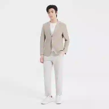 利郎 凉感舒适商务休闲轻薄纯色简约百搭商场同款长袖西装 男款