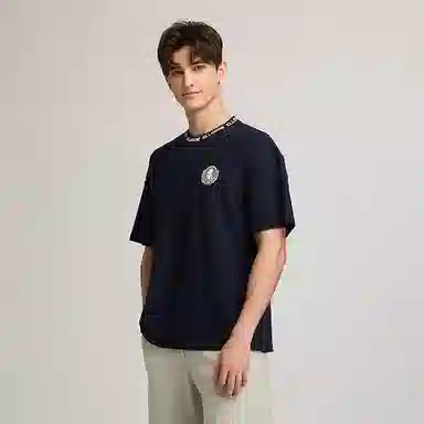 ellesse Navy Logo T-Shirt