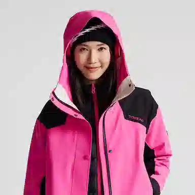 探路者  户外登山徒步轻盈  防风保暖冲锋衣 女款