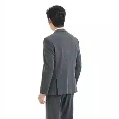 利郎 条纹双排扣复古时尚西装套装 男款