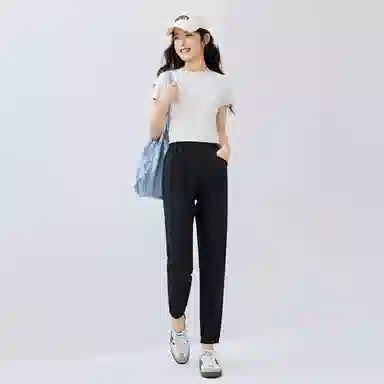 佐丹奴 四面弹薄束脚长款休闲裤 女款