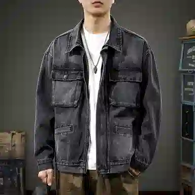 Qianjin Niu Classic Denim Jacket