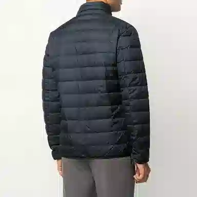Emporio Armani Quilted Down Jacket Navy