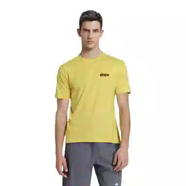 Drew House FW22 LogoT pastel yellow