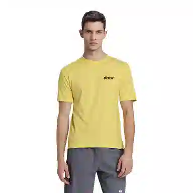 Drew House FW22 LogoT pastel yellow