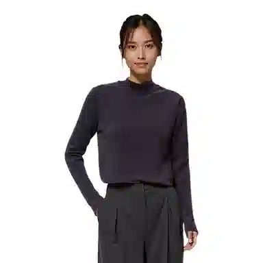完型 保暖亲肤蓄热舒适吸湿排汗抗起球不褪色针织衫 女款