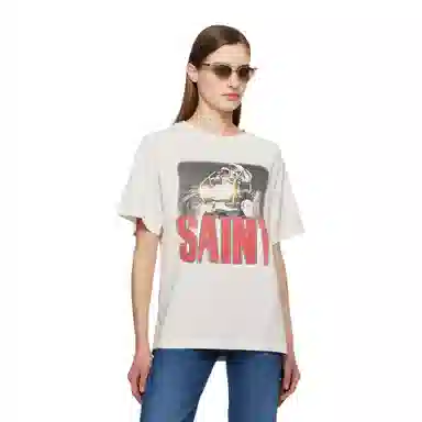 SAINT Mxxxxxx x FREEDOM SS24 White Tee