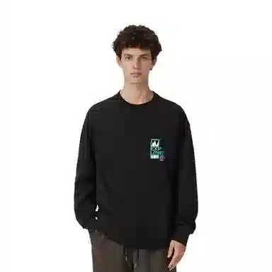 才子 长袖微弹圆领卫衣 男款