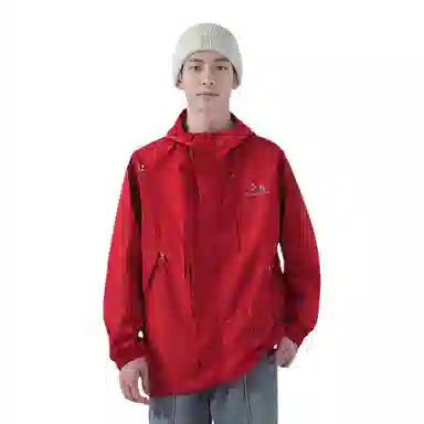 帕丁顿熊 复古高街废土机能风连帽三合一可拆卸内胆防风冲锋夹克外套 男女同款