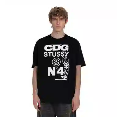 CDG x Stussy Logo T-Shirt