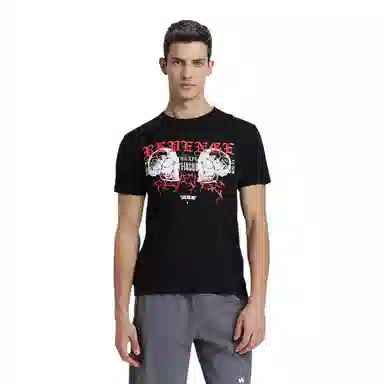 Revenge Skull Print Retro T-Shirt