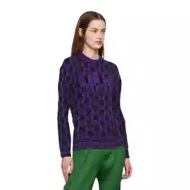 PALACE x C.P.Company Lambswool Knit Purple