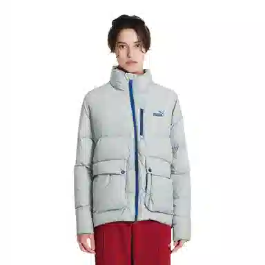 PUMA Down Puffy Jacket Light Grey