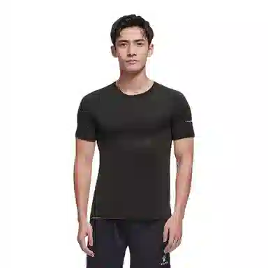浪莎 运动服弹力紧身短袖健身衣 男款