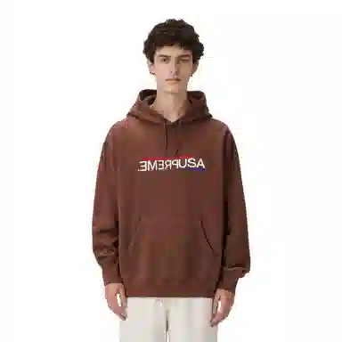 Supreme FW21 Week 9 USA Hooded Sweatshirt Logo