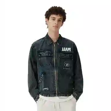 Aape Denim Jacket Black