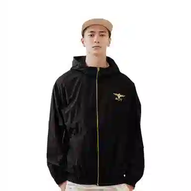 Boy London Logo Hoodie Jacket Black