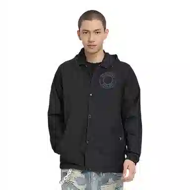Burberry Detachable Hood Logo Jacket Black