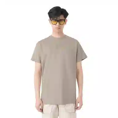 Fear of God Logo-Flocked Cotton-Jersey T-shirt Grey T