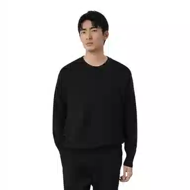 ZARA Loose Ribbed Crewneck Sweater