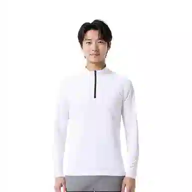 浪莎 高领半拉链训练服速干长袖健身衣 男款