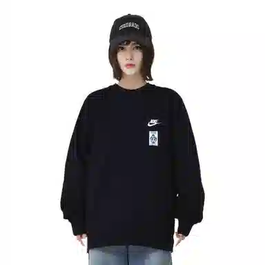 Nike CNY GGMZ Logo Crewneck Sweatshirt Black