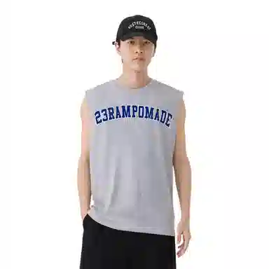 乱步 重磅纯棉运动篮球透气宽松潮流休闲夏季无袖背心 男女同款