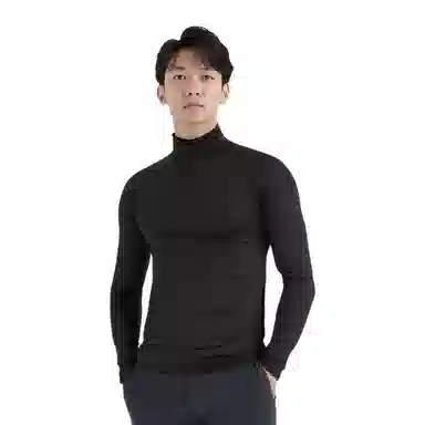 浪莎 立领运动速干服球类跑步长袖健身衣 男款