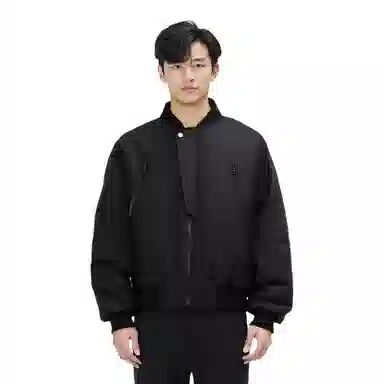 玉儿恋 美式街头机能飞行员韩系棒球领棉服 男款