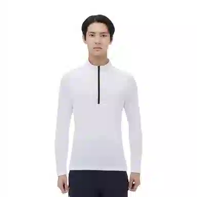 浪莎 户外长袖半拉链跑步健身衣 男款