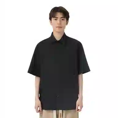 ZARA Short Sleeve Shirt Black