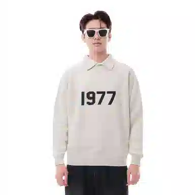 Fear of God Essentials SS22 Knit Ls Polo Wheat polo